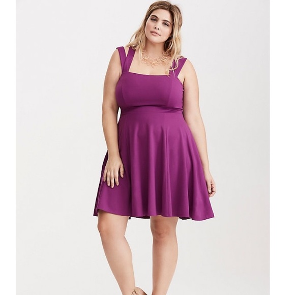 torrid Dresses & Skirts - NWT Torrid Strappy Ponte Skater dress